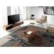 ANGEL CERDA Mueble TV nogal y acero cromado ANGEL CERDA Mueble TV nogal y acero cromado Nogal