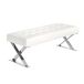 ANGEL CERDA Banqueta polipiel 120x45 ANGEL CERDA Banqueta polipiel 120x45 Blanco