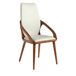 ANGEL CERDA Silla polipiel crema ANGEL CERDA Silla polipiel crema Nogal