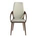 ANGEL CERDA Silla polipiel crema ANGEL CERDA Silla polipiel crema Nogal