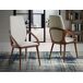 ANGEL CERDA Silla polipiel crema ANGEL CERDA Silla polipiel crema Nogal