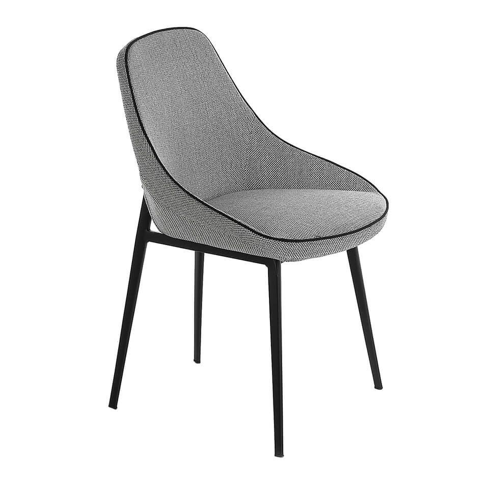Angel cerda silla tela gris