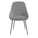 ANGEL CERDA Silla tela gris ANGEL CERDA Silla tela gris Negro