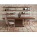 ANGEL CERDA Mesa comedor extensible rectangular nogal 240x100 ANGEL CERDA Mesa comedor extensible rectangular nogal 240x100 Nogal