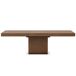 ANGEL CERDA Mesa comedor extensible rectangular nogal 240x100 ANGEL CERDA Mesa comedor extensible rectangular nogal 240x100 Nogal