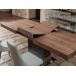 ANGEL CERDA Mesa comedor extensible rectangular nogal 240x100 ANGEL CERDA Mesa comedor extensible rectangular nogal 240x100 Nogal