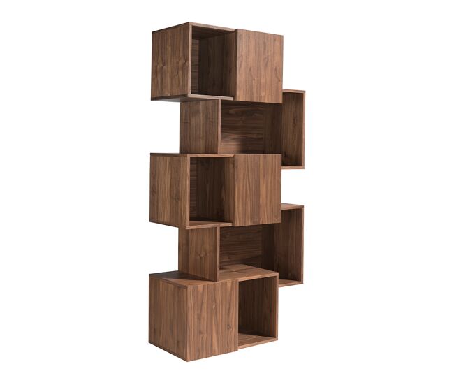 Angel cerda estantería madera y nogal puertas