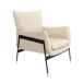 ANGEL CERDA Sillón tapizado piel vacuno ANGEL CERDA Sillón tapizado piel vacuno Negro