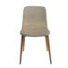 ANGEL CERDA Silla tela beige ANGEL CERDA Silla tela beige Nogal