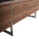 ANGEL CERDA Mueble TV nogal y acero cromado ANGEL CERDA Mueble TV nogal y acero cromado Nogal