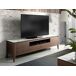 ANGEL CERDA Mueble TV nogal con tapa de cristal imitación mármol 200 ANGEL CERDA Mueble TV nogal con tapa de cristal imitación mármol 200 Nogal
