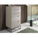 ANGEL CERDA Chifonier madera y acero 60 ANGEL CERDA Chifonier madera y acero 60 Gris