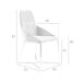 ANGEL CERDA Silla tela gris ANGEL CERDA Silla tela gris Inox