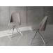 ANGEL CERDA Silla giratoria tela gris ANGEL CERDA Silla giratoria tela gris Inox