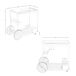 ANGEL CERDA Carrito minibar 80 ANGEL CERDA Carrito minibar 80 Inox