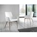ANGEL CERDA Silla polipiel blanco ANGEL CERDA Silla polipiel blanco Nogal