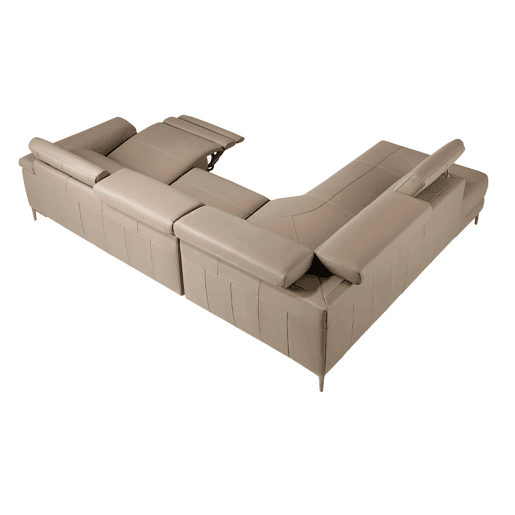 ANGEL CERDA Sofá Relax chaise longue esquerdo em pele de vison ANGEL CERDA Sofá Relax chaise longue esquerdo em pele de vison