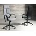 ANGEL CERDA Silla oficina giratoria tela gris claro y pvc negro ANGEL CERDA Silla oficina giratoria tela gris claro y pvc negro Gris
