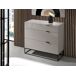 ANGEL CERDA Cómoda madera y acero 80 ANGEL CERDA Cómoda madera y acero 80 Gris