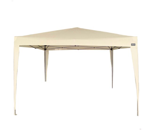 Cenador plegable 300x300x240/250 cm crema aktive