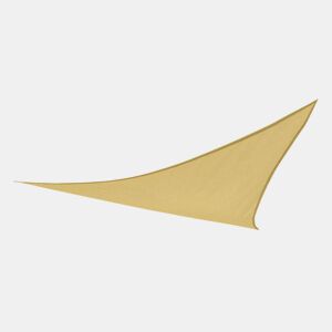 Toldo de sombra triangular aktive garden amarelo claro
