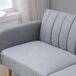 Sofá Cama 2 Plazas Poliéster, Espuma, Madera de Caucho HOMCOM Sofá Cama 2 Plazas Poliéster, Espuma, Madera de Caucho HOMCOM Gris