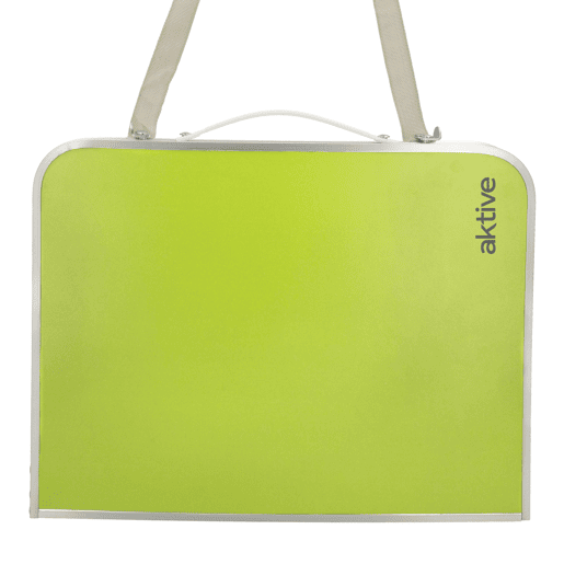 Aktive Mesa de camping dobrável verde com alça 60x40x25 cm Aktive Mesa de camping dobrável verde com alça 60x40x25 cm