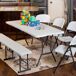 Mesa rectangular plegable Lifetime Mesa rectangular plegable Lifetime Blanco
