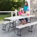 Mesa rectangular plegable Lifetime Mesa rectangular plegable Lifetime Blanco