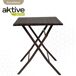 Conjunto mesa y sillas terraza plegable ratán Aktive Conjunto mesa y sillas terraza plegable ratán Aktive Multicolor