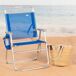 Silla plegable fija aluminio Aktive Beach Silla plegable fija aluminio Aktive Beach Azul