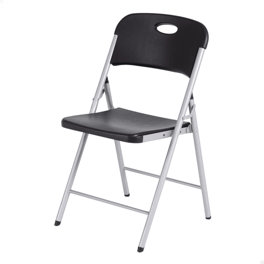 Silla plegable negra LIFETIME