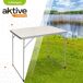 Mesa plegable de camping Aktive Mesa plegable de camping Aktive Blanco