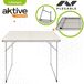 Mesa plegable de camping Aktive Mesa plegable de camping Aktive Blanco