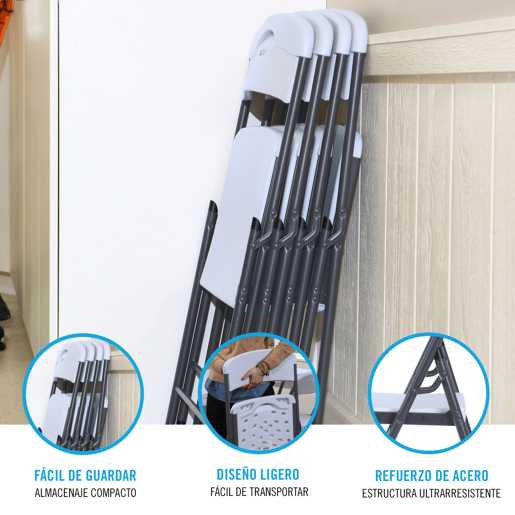 Silla plegable ultrarresistente LIFETIME UV100 Silla plegable ultrarresistente LIFETIME UV100