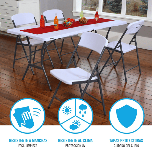 Silla plegable ultrarresistente LIFETIME UV100 Silla plegable ultrarresistente LIFETIME UV100