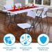 Silla plegable ultrarresistente LIFETIME UV100 Silla plegable ultrarresistente LIFETIME UV100 Blanco