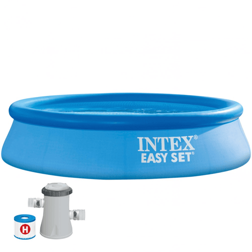 Piscina insuflável INTEX Easy Set com sistema de filtragem