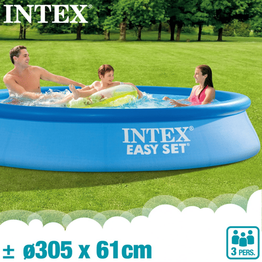 Piscina insuflável INTEX Easy Set com sistema de filtragem