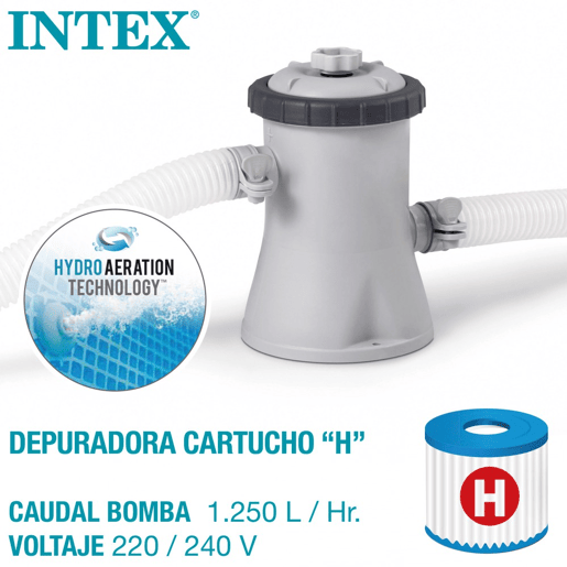 Piscina insuflável INTEX Easy Set com sistema de filtragem