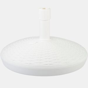 Base para guarda-sol circular branco 25-48 mm Aktive