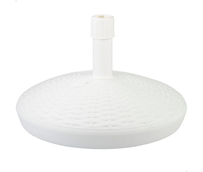 Base para sombrilla circular blanca 25-48 mm aktive