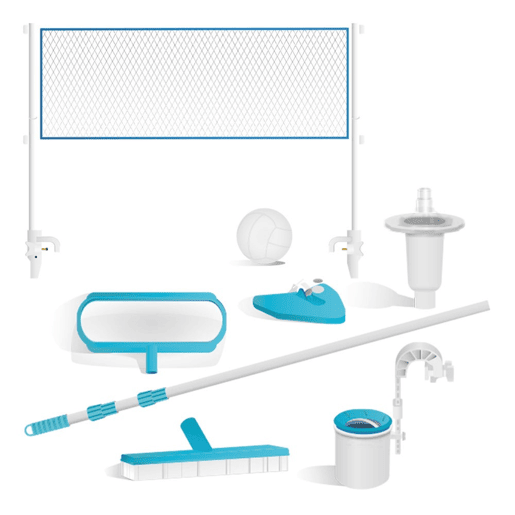 INTEX Deluxe Pack + sistema de filtragem e clorador