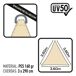 Toldo sombreo triangular Aktive Garden uv50 color crema Toldo sombreo triangular Aktive Garden uv50 color crema Crema