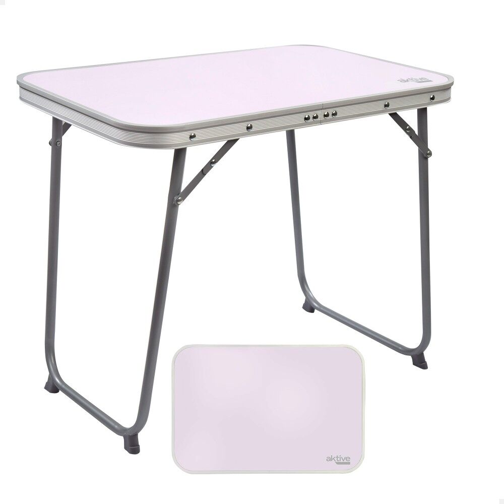 Mesa plegable de acero para camping aktive