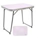Mesa plegable de acero para camping Aktive Mesa plegable de acero para camping Aktive Blanco
