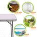 Mesa plegable de acero para camping Aktive Mesa plegable de acero para camping Aktive Blanco