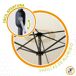 Parasol hexagonal 270 cm color crema mástil aluminio Aktive Garden Parasol hexagonal 270 cm color crema mástil aluminio Aktive Garden Crema