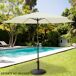 Parasol hexagonal 270 cm color crema mástil aluminio Aktive Garden Parasol hexagonal 270 cm color crema mástil aluminio Aktive Garden Crema