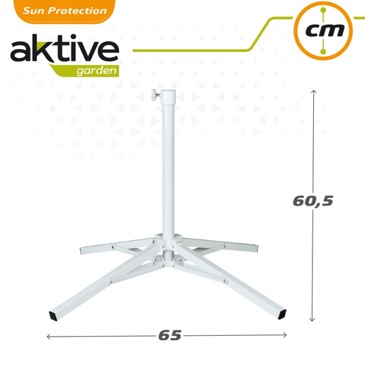 Base Guarda-sol de 4 patas D2532 mm Aktive Garden Base Guarda-sol de 4 patas D2532 mm Aktive Garden